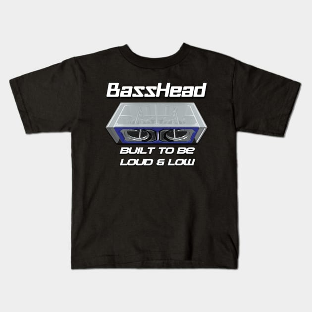 BASSHEAD LOUD & LOW Kids T-Shirt by Destro